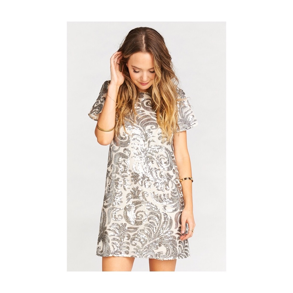 Tallulah Dress - Crystal Crown Blush