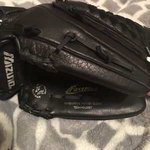 Softball glove with softball (new ball)