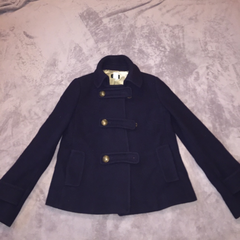 80%Wool J Crew Pea Coat