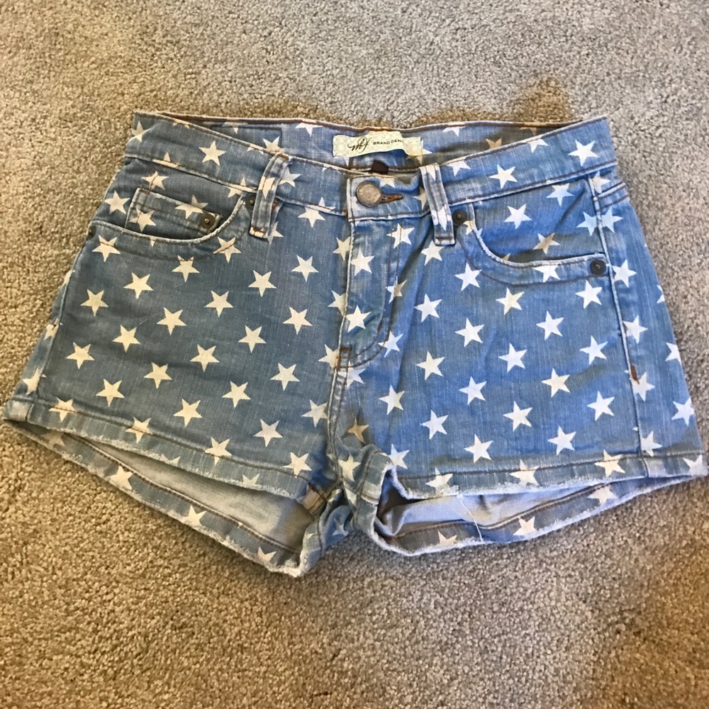 M2F Denim Star Shorts