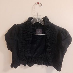 Forever 21 Ruffle-Trim Short Sleeve Bolero