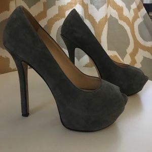 Enzo Angiolini Suede Platform Pump