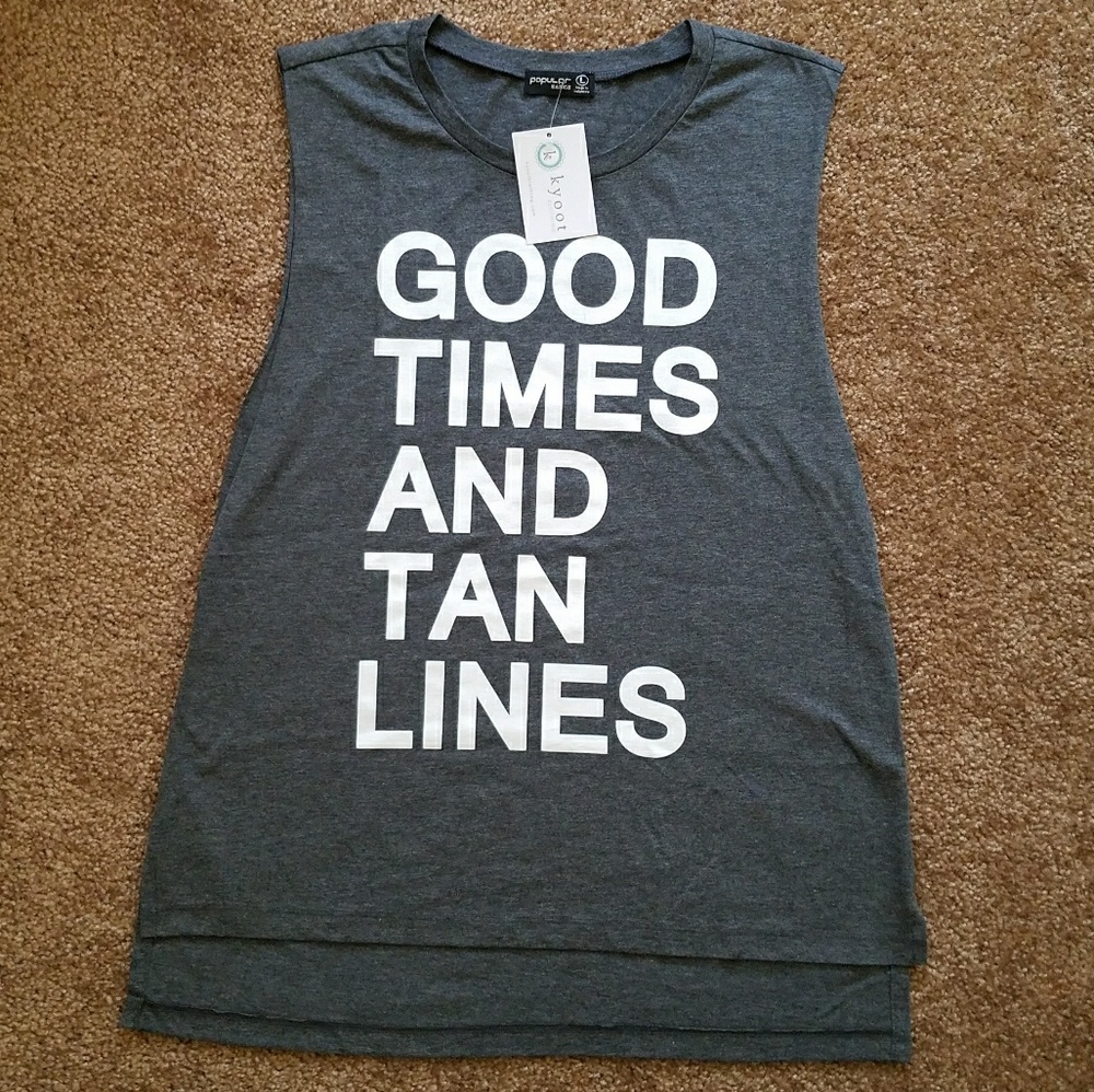 "Good times" tank top - Picture 1 of 5