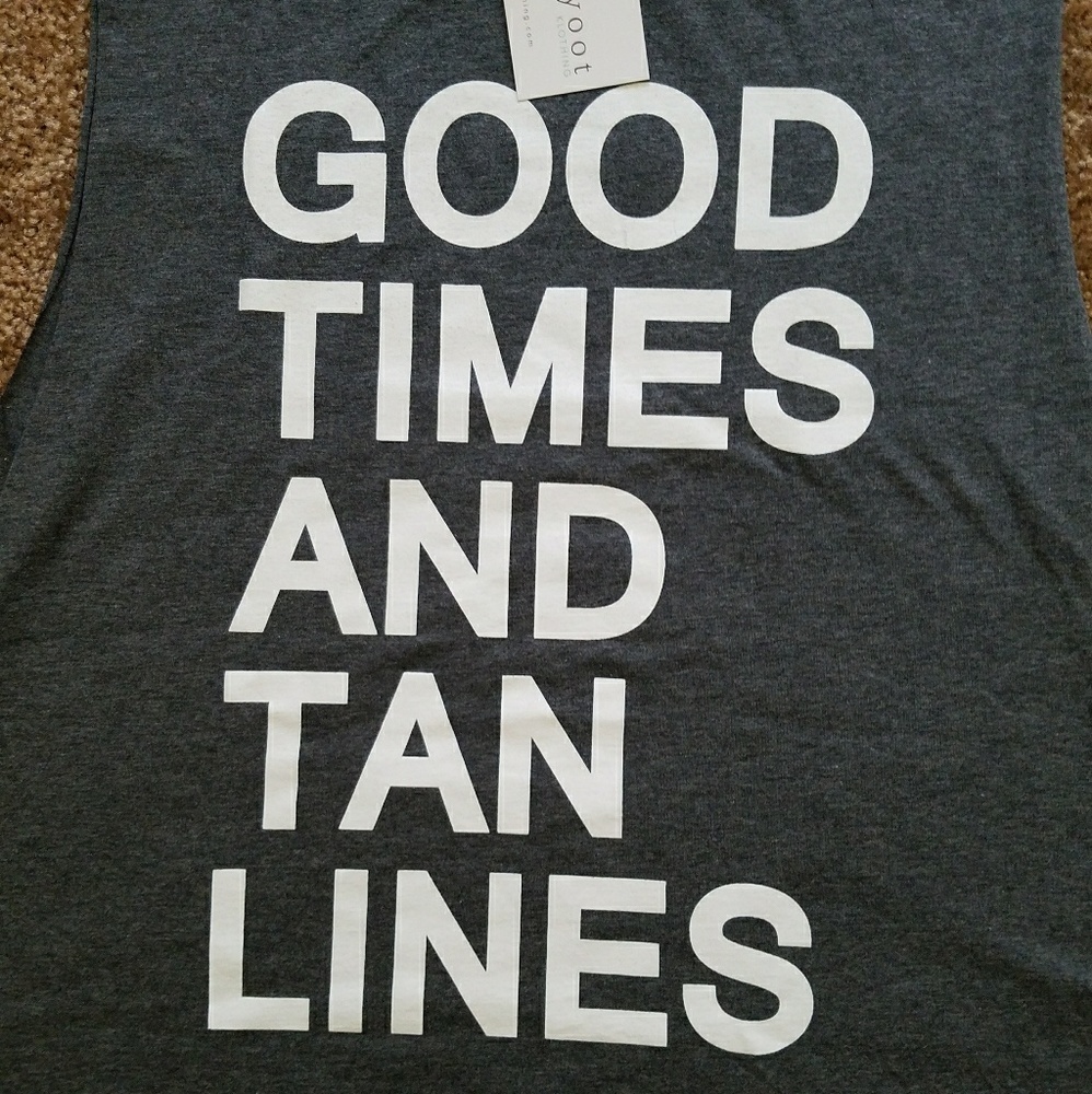 "Good times" tank top - Picture 2 of 5