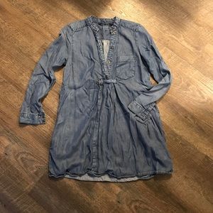 Chambray Zara shirt dress