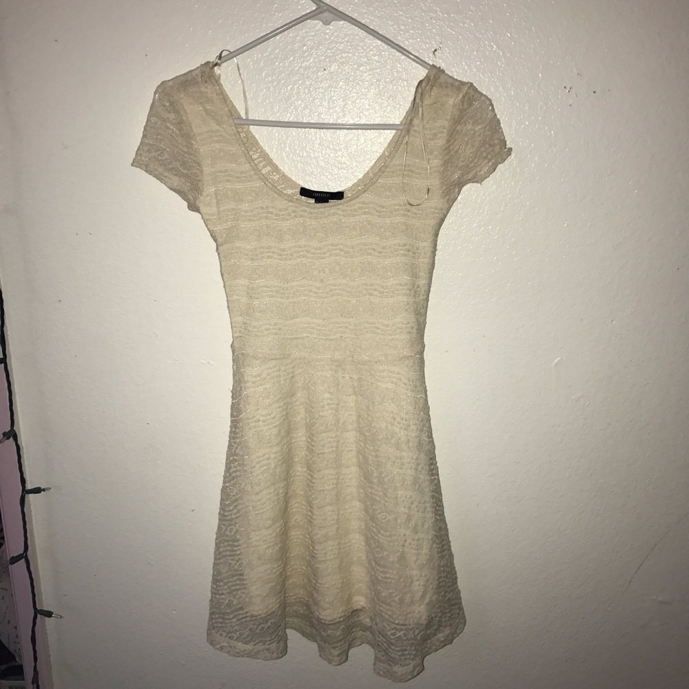white lace skater dress!