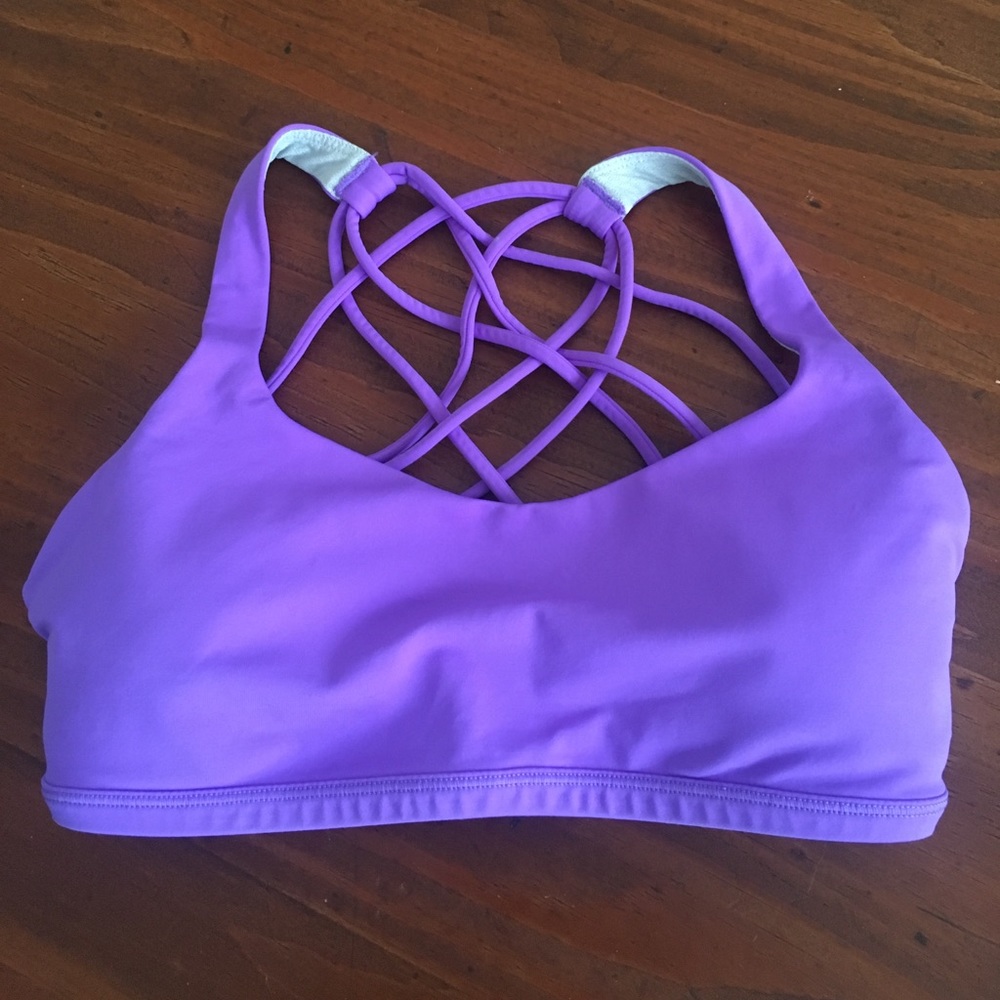 Lululemon sports bra, pruple