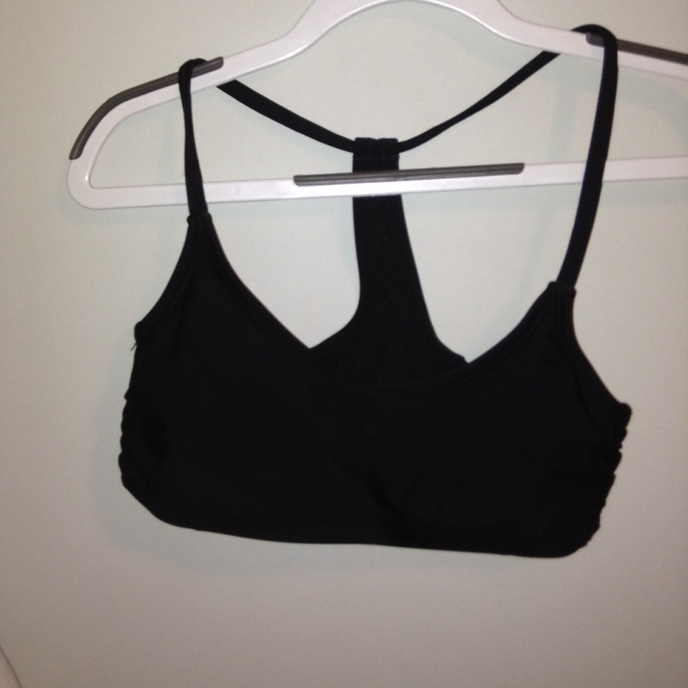 Black bikini top