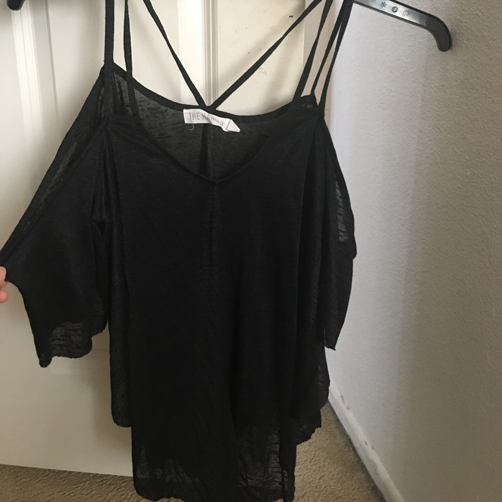 Cold shoulder blouse