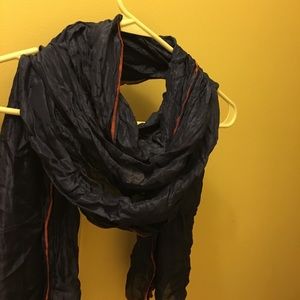 Indigo and pink Silk Scarf