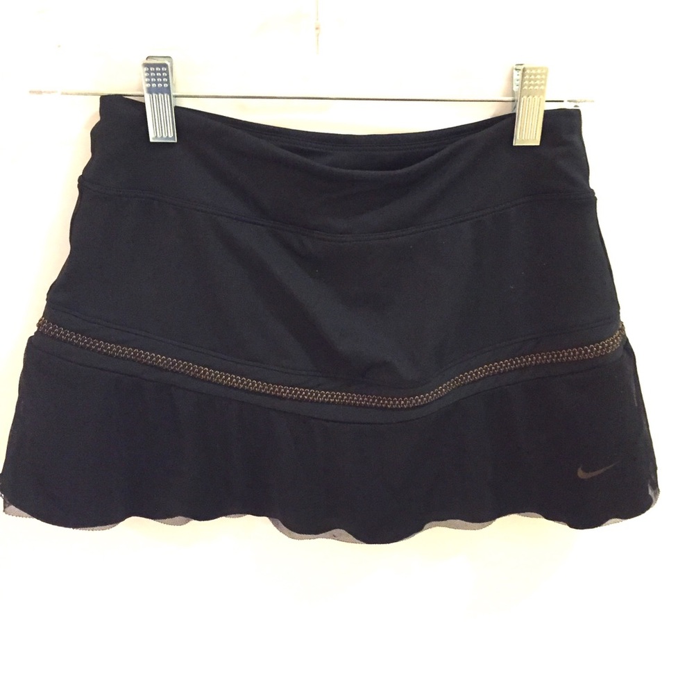 Black and gold NIKE skirt
