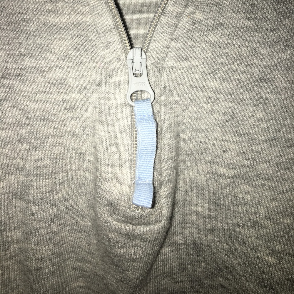 Men's Vineyard Vines Grey Quarter Zip Jacket - Picture 3 of 4