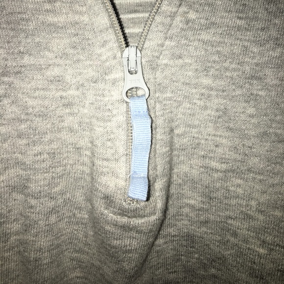 Men's Vineyard Vines Grey Quarter Zip Jacket - Picture 3 of 4