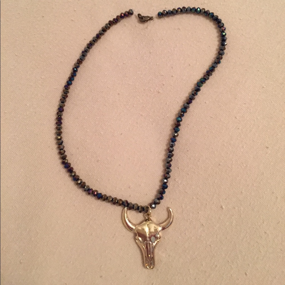 Bull necklace.