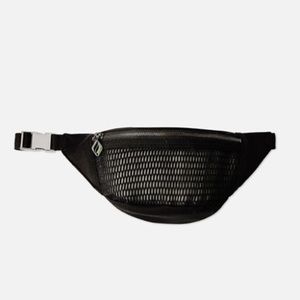NWT Fabletics Retro Pack Black Neoprene Fanny Pack