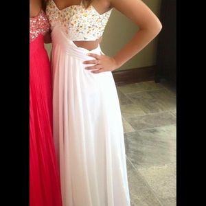 Beautiful White Prom Dress