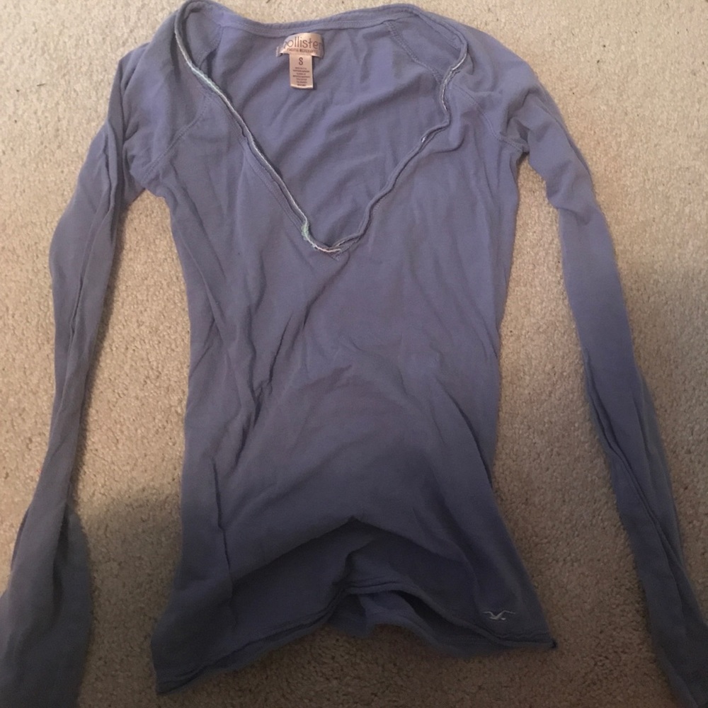 Hollister purple shirt