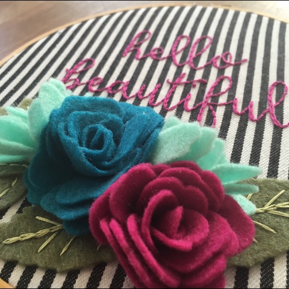 Etsy Handmade Hoop Art - Picture 2 of 2