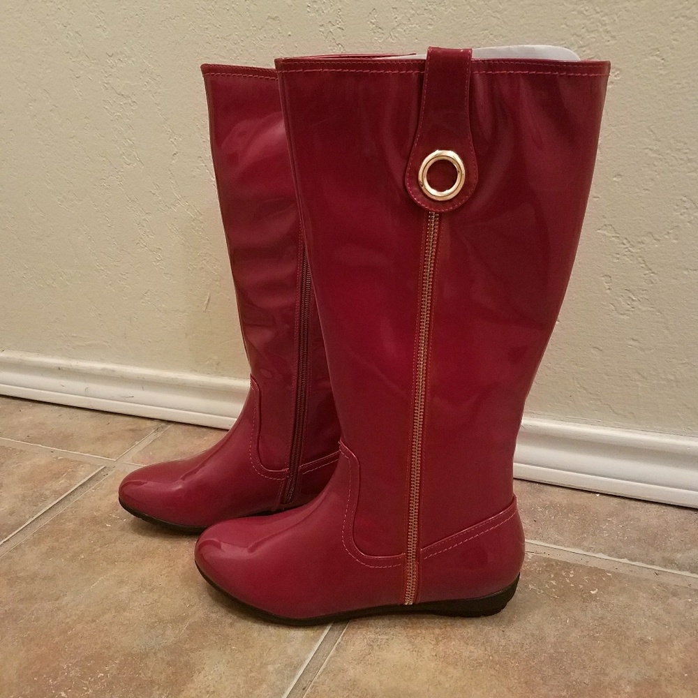 Stylish Red Rainboots or WonderWoman Boots