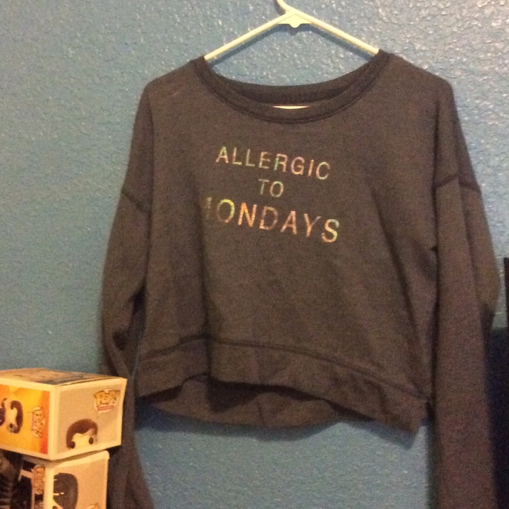 Long sleeve graphic sweater