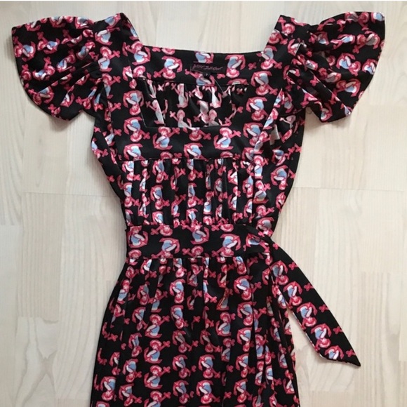 Rare 2009 Betsey Johnson sailor print dress - Picture 2 of 8
