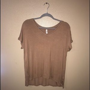 Loose fitting V-neck