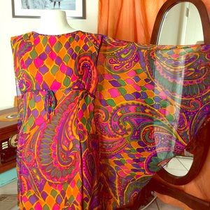 Vintage retro 1960s dress