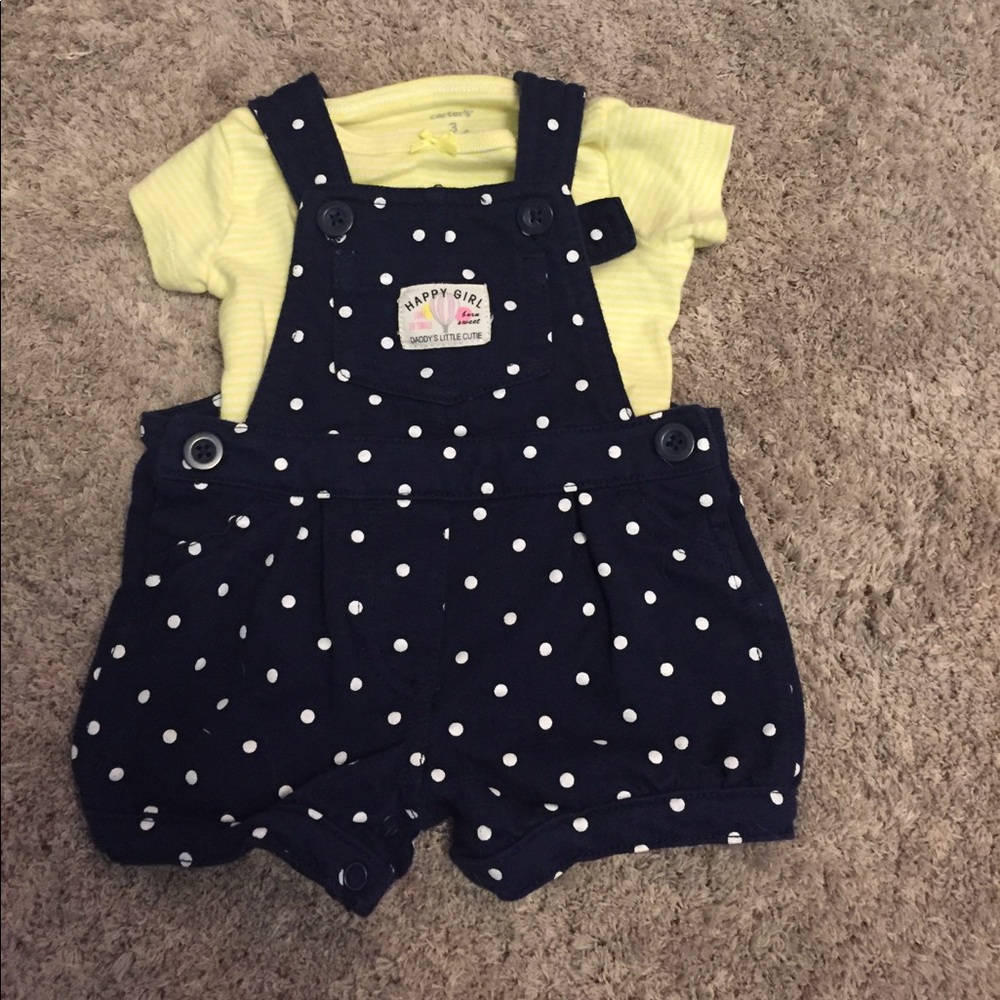 Carters Overalls Romper
