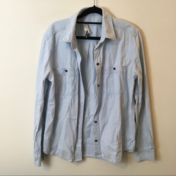 TEXTILE Elizabeth and James Tops - Textiles Elizabeth and James Light Baby Blue Shirt