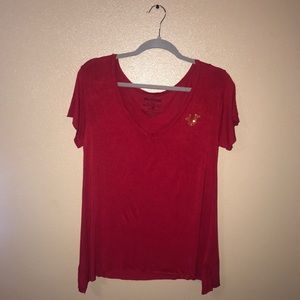 Red True Religion  V-neck
