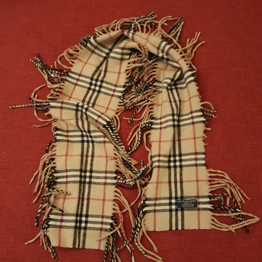 Burberry London Fringe Scarf