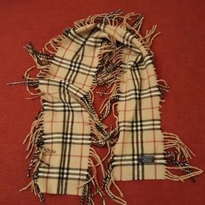 Burberry London Fringe Scarf