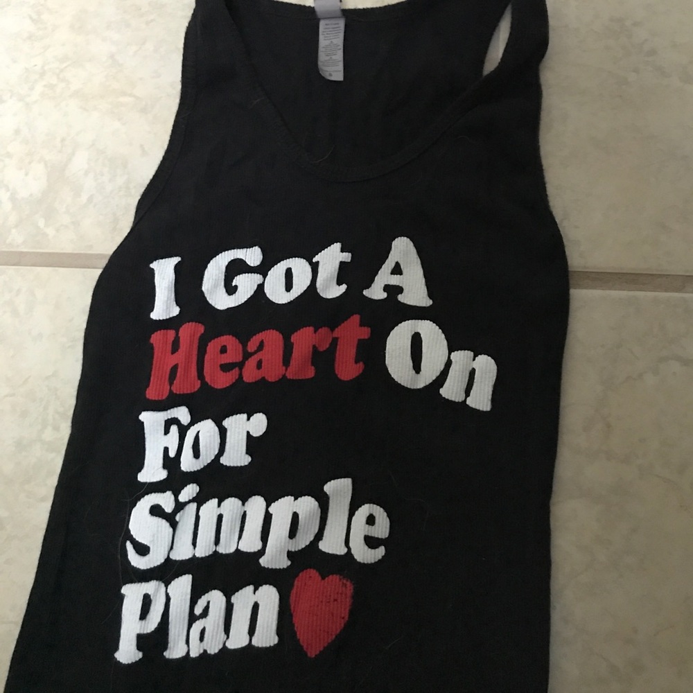 Simple Plan band tank