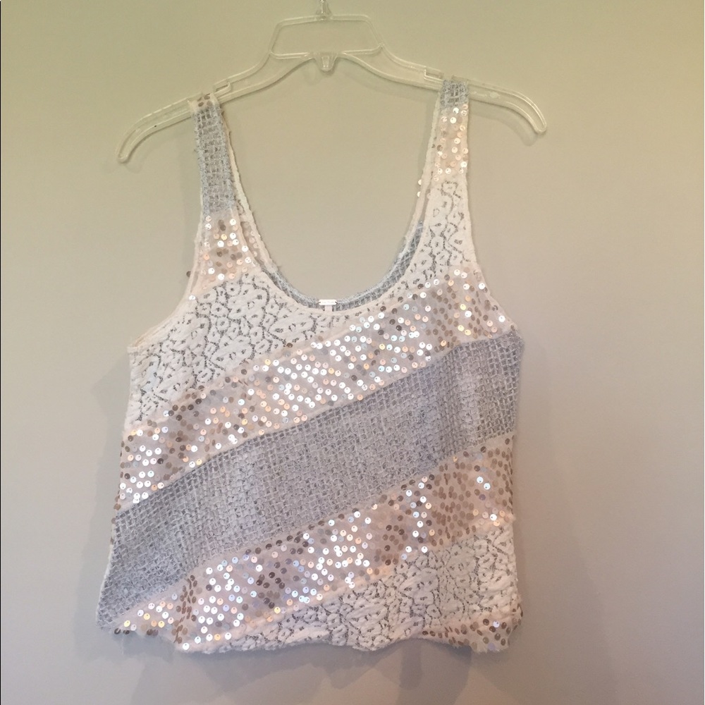 Free People Sequin Top!