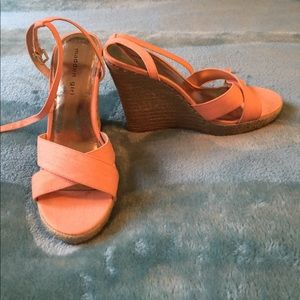 Madden Girl Peach wedges