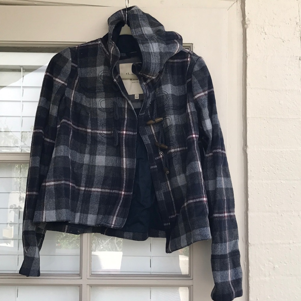 Plaid Peacoat