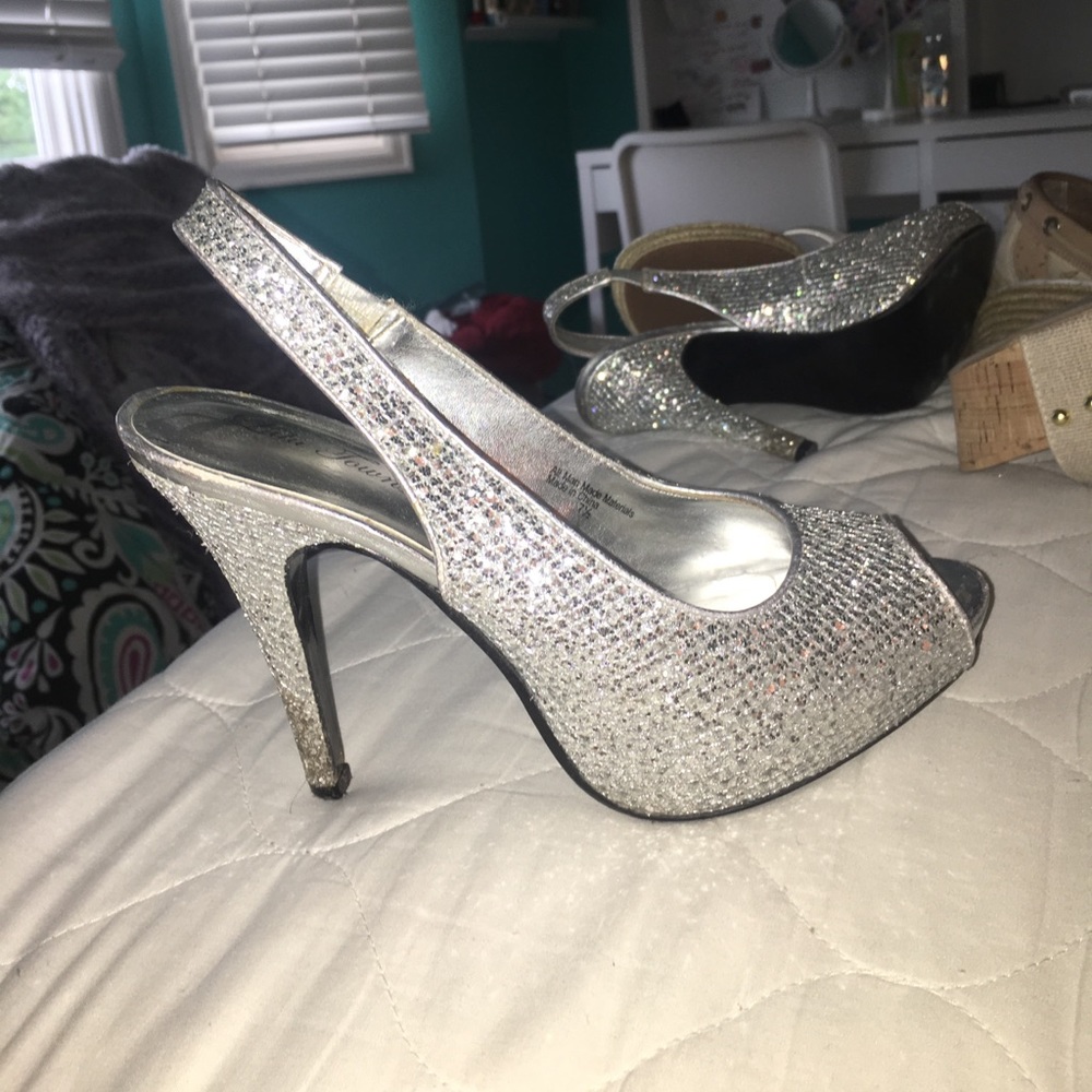 sparkly heels