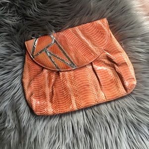 Cool Vintage Coral Snake Skin Clutch