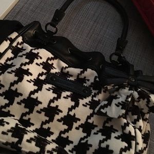 Juicy couture black white handbag