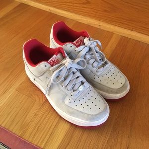 Nike Air Force 1 gray shoes