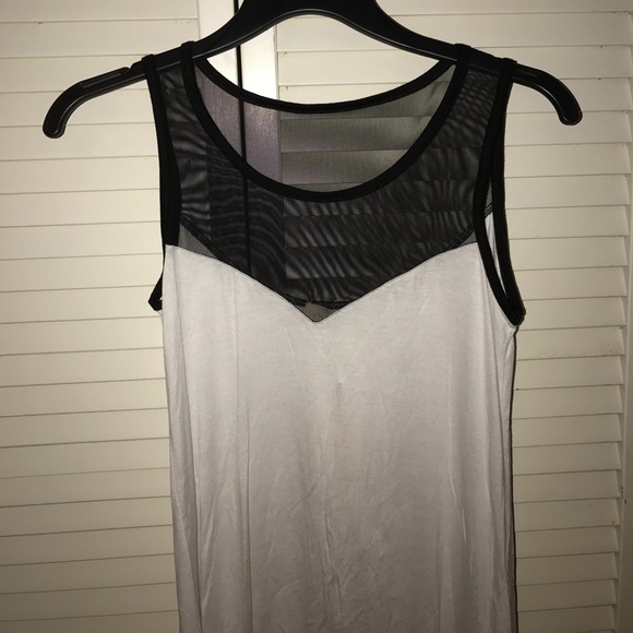 NEW NICKI MINAJ High low Mesh Tank long soft - Picture 2 of 7