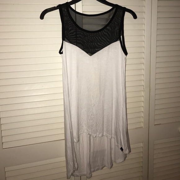 NEW NICKI MINAJ High low Mesh Tank long soft - Picture 3 of 7