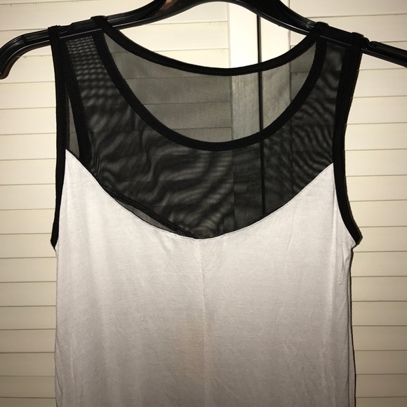 NEW NICKI MINAJ High low Mesh Tank long soft - Picture 4 of 7