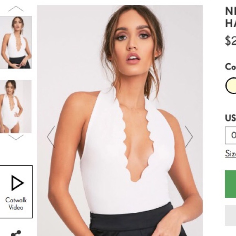 PrettyLittleThing Halterneck Bodysuit