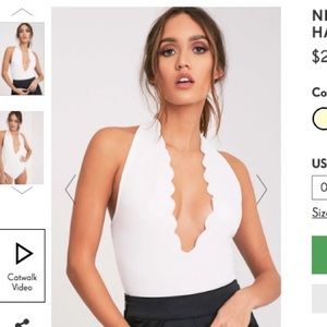 PrettyLittleThing Halterneck Bodysuit