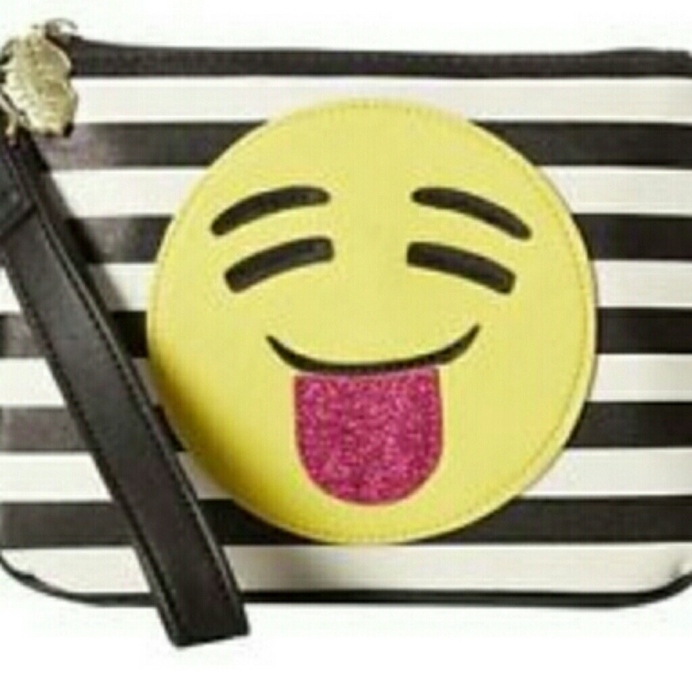 SALE❤BETSEY JOHNSON EMOJI  WRISTLET,  NWT