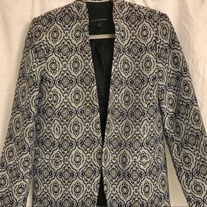 Banana Republic - Collarless Patterned Blazer sz 8