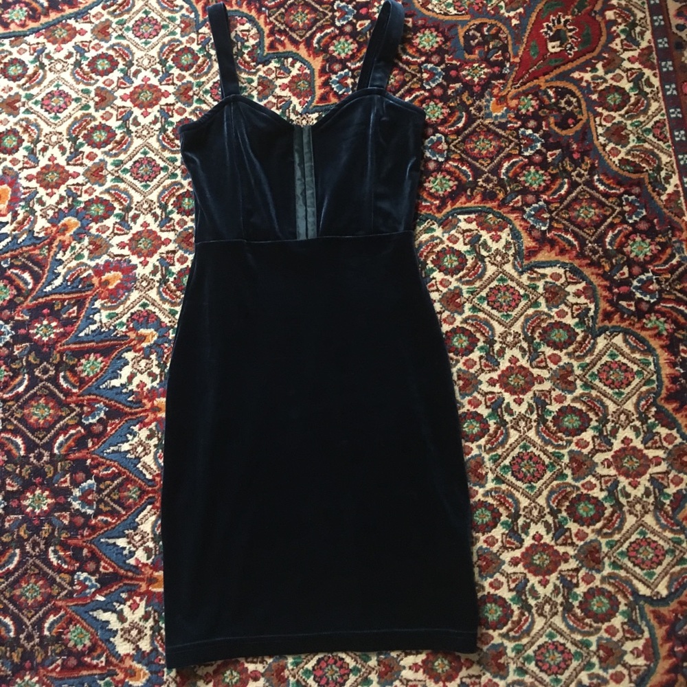 H&M velvet minidress