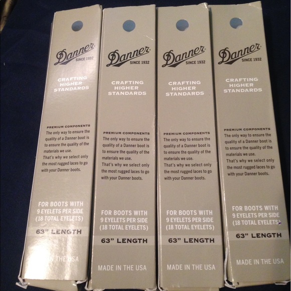 Danner 63in Unisex Green 16-18 Eyelet Boot laces - Picture 3 of 4