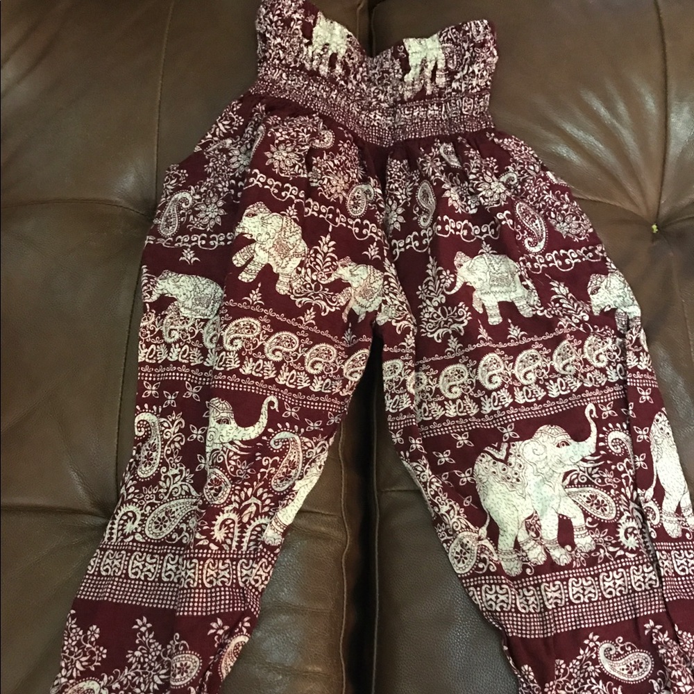 KIDS LYDIA HAREM ELEPHANT PANTS